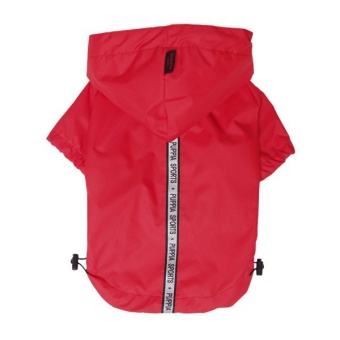 Puppia Base Jumper Raincoat Röd